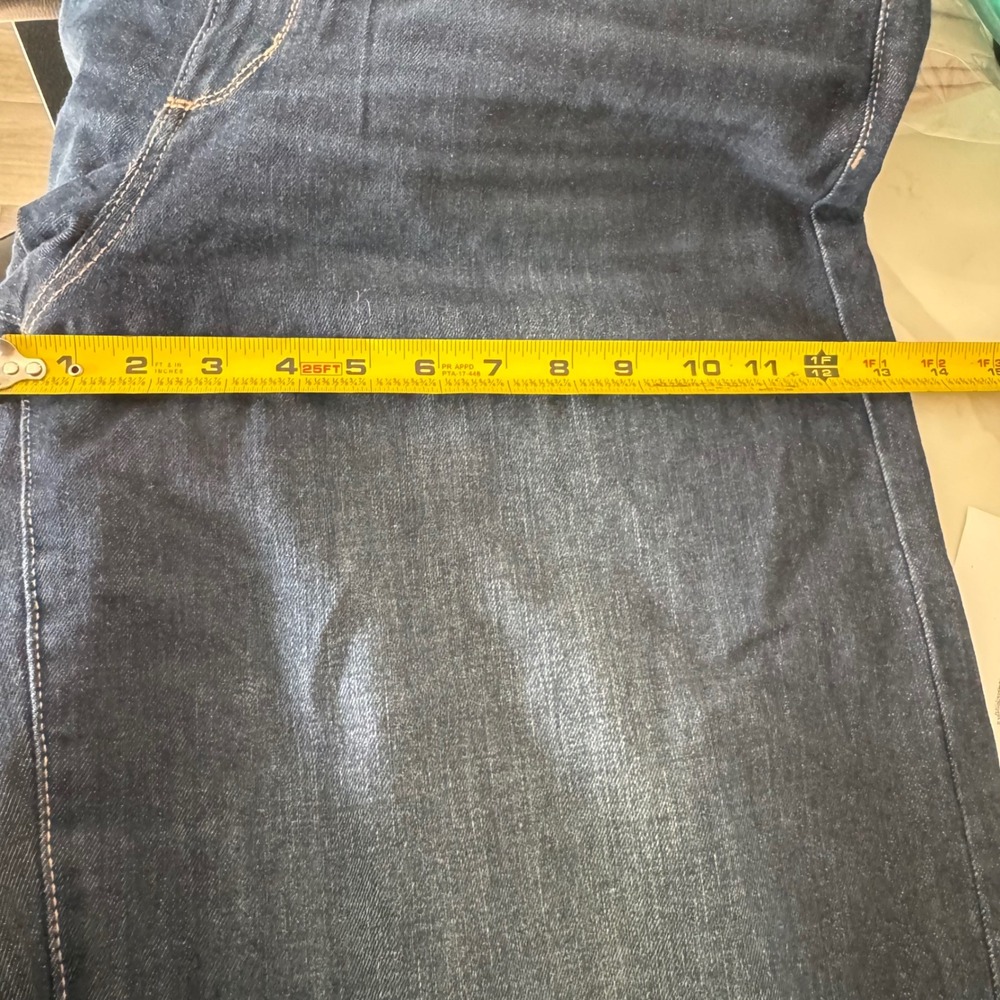 Sonoma Goods For Life Jeans Women 14 Blue Wide Leg High Rise Cropped Denim - Picture 10 of 10